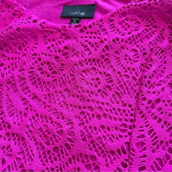 A-Line Dress Bright Fuchsia Pink Summer Tank Dress - Apt 9 - A Line Style - Picture 5 of 9